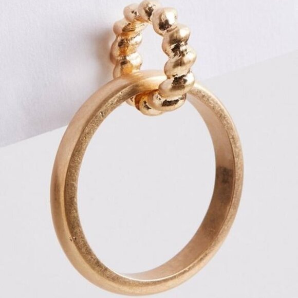 Torrid - Double Hoop Earring in Gold​​​​ - Picture 7 of 7